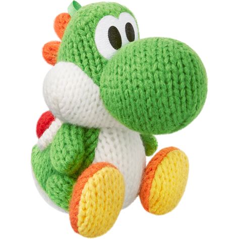 yoshi's woolly world amiibo|yarn yoshi plush.